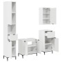 Juego de muebles de baño brillante Madera Compuesta, Metal