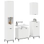 Juego de muebles de baño brillante Madera Compuesta, Metal