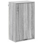 Juego de muebles de baño Gris Sonoma Madera Compuesta, Metal