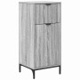 Juego de muebles de baño Gris Sonoma Madera Compuesta, Metal