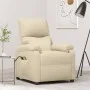 Elektrischer Massagesessel aus cremefarbenem Stoff von vidaXL, Elektrische Massagesessel - Ref: Foro24-3073826, Preis: 243,86...