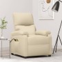 Sillón de masaje eléctrico tela color crema de vidaXL, Sillones de masaje eléctricos - Ref: Foro24-3073826, Precio: 248,23 €,...
