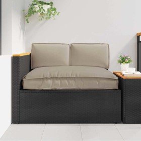 Juego de cojines de paleta 3 pcs Taupé 120 x 80 x 12 cm Juego de cojines de paleta 3 pcs Taupé 120 x 80 x 12 cm