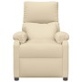 Sillón de masaje eléctrico tela color crema de vidaXL, Sillones de masaje eléctricos - Ref: Foro24-3073826, Precio: 248,23 €,...
