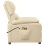 Elektrischer Massagesessel aus cremefarbenem Stoff von vidaXL, Elektrische Massagesessel - Ref: Foro24-3073826, Preis: 243,86...