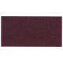 Paneles de pared 12 uds tela morado 30x15 cm 0,54 m²