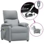 Elektrischer Massagesessel aus hellgrauem Stoff von vidaXL, Elektrische Massagesessel - Ref: Foro24-3073827, Preis: 245,41 €,...
