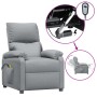 Sillón de masaje eléctrico tela gris claro de vidaXL, Sillones de masaje eléctricos - Ref: Foro24-3073827, Precio: 270,10 €