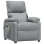 Elektrischer Massagesessel aus hellgrauem Stoff von vidaXL, Elektrische Massagesessel - Ref: Foro24-3073827, Preis: 245,41 €,...