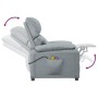 Sillón de masaje eléctrico tela gris claro de vidaXL, Sillones de masaje eléctricos - Ref: Foro24-3073827, Precio: 270,10 €