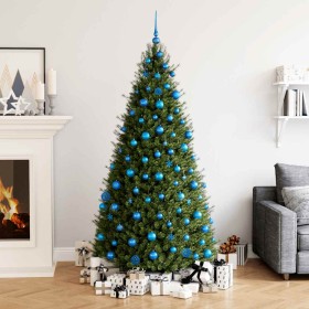 Juego de bolas de Navidad 111 pzas poliestireno azul Juego de bolas de Navidad 111 pzas poliestireno azul