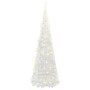 Árbol de Navidad artificial desplegable 200 LED blanco 210 cm