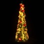 Árbol de Navidad artificial desplegable 150 LED verde 180 cm