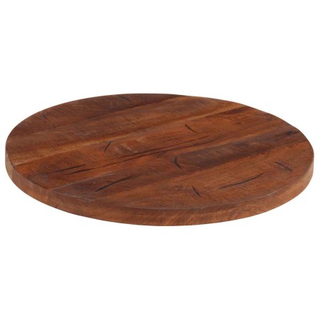 Tablero de mesa redondo madera maciza reciclada Ø 40x2,5 cm