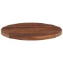 Tablero de mesa redondo madera maciza reciclada Ø 50x3,8 cm