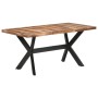 Acacia wood dining table with honey finish 160x80x75 cm by vidaXL, Kitchen and dining tables - Ref: Foro24-321547, Price: 333...