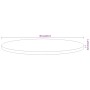 Tablero de mesa redondo madera maciza de acacia Ø90x3,8 cm
