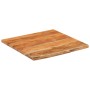 Tablero cuadrado madera maciza acacia borde vivo 80x80x3,8 cm en Tableros para mesas | Comprar online en Foro24