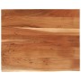 Tablero rectangular madera de acacia borde vivo 110x80x3,8 cm