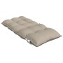 Cojines para silla respaldo bajo 4 uds tela Oxford gris taupe