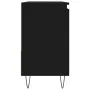 Armario de baño madera contrachapada negro 65x33x60 cm de vidaXL, Tocadores de baño - Ref: Foro24-831605, Precio: 64,72 €, De...