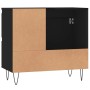 Black plywood bathroom cabinet 65x33x60 cm by vidaXL, bathroom vanities - Ref: Foro24-831605, Price: 65,73 €, Discount: %