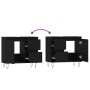 Black plywood bathroom cabinet 65x33x60 cm by vidaXL, bathroom vanities - Ref: Foro24-831605, Price: 65,73 €, Discount: %