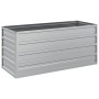 Arriate de acero galvanizado plateado 100x40x45 cm de vidaXL, Maceteros y jardineras - Ref: Foro24-316897, Precio: 29,80 €, D...