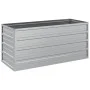 Arriate de acero galvanizado plateado 100x40x45 cm de vidaXL, Maceteros y jardineras - Ref: Foro24-316897, Precio: 31,57 €, D...