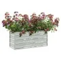Blumenbeet aus silberverzinktem Stahl, 100 x 40 x 45 cm von vidaXL, Töpfe und Pflanzgefäße - Ref: Foro24-316897, Preis: 31,62...