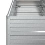 Blumenbeet aus silberverzinktem Stahl, 100 x 40 x 45 cm von vidaXL, Töpfe und Pflanzgefäße - Ref: Foro24-316897, Preis: 30,92...