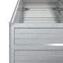 Blumenbeet aus silberverzinktem Stahl, 100 x 40 x 45 cm von vidaXL, Töpfe und Pflanzgefäße - Ref: Foro24-316897, Preis: 31,62...
