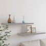 Floating wall shelf 2 pcs MDF concrete gray 80x23.5x3.8 cm by vidaXL, Shelves and shelves - Ref: Foro24-326601, Price: 38,31 ...