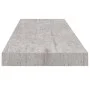 Floating wall shelf 2 pcs MDF concrete gray 80x23.5x3.8 cm by vidaXL, Shelves and shelves - Ref: Foro24-326601, Price: 38,94 ...