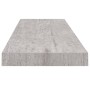 Schwebendes Wandregal 2 Stück MDF betongrau 80x23,5x3,8 cm von vidaXL, Regale und Regale - Ref: Foro24-326601, Preis: 38,31 €...