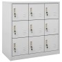 Light gray steel locker cabinet 90x45x92.5 cm by vidaXL, Lockers and storage cabinets - Ref: Foro24-336440, Price: 183,96 €, ...