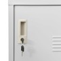 Light gray steel locker cabinet 90x45x92.5 cm by vidaXL, Lockers and storage cabinets - Ref: Foro24-336440, Price: 183,96 €, ...