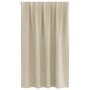 Cortinas con cortinas 2 pcs Crema 140 x 140 cm Terciopelo