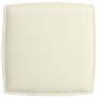 Cojín de palé para asiento Crema 60 x 60 x 12 cm Tela Oxford
