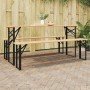 Pierna de Mesa de Cerveza 2 pcs Negro 39 x 3 x 75 cm