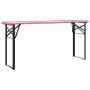 Pierna de Mesa de Cerveza 2 pcs Negro 39 x 3 x 75 cm
