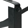 Pierna de Mesa de Cerveza 2 pcs Negro 39 x 3 x 75 cm