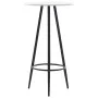 5-piece black plastic high table and stools set by vidaXL, Furniture sets for kitchens and dining rooms - Ref: Foro24-279761,...