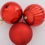 Juego de Esferas de Navidad 4 pcs Rojo