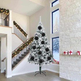 Juego de Esferas de Navidad 3 pcs Negro Juego de Esferas de Navidad 3 pcs Negro