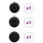 Juego de Esferas de Navidad 3 pcs Negro