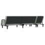 Sofá cama en forma de L terciopelo gris claro 260x140x70 cm by vidaXL, Sofas - Ref: Foro24-3157242, Price: 413,31 €, Discount: %