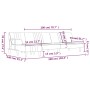 Sofá cama en forma de L terciopelo gris claro 260x140x70 cm by vidaXL, Sofas - Ref: Foro24-3157242, Price: 413,31 €, Discount: %