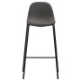 Hochtisch- und Hocker-Set, 3-teilig, dunkelgrauer Stoff von vidaXL, Möbelsets für Küchen und Esszimmer - Ref: Foro24-3051133,...