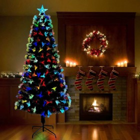 Árbol de Navidad artificial Verde 210 cm PVC